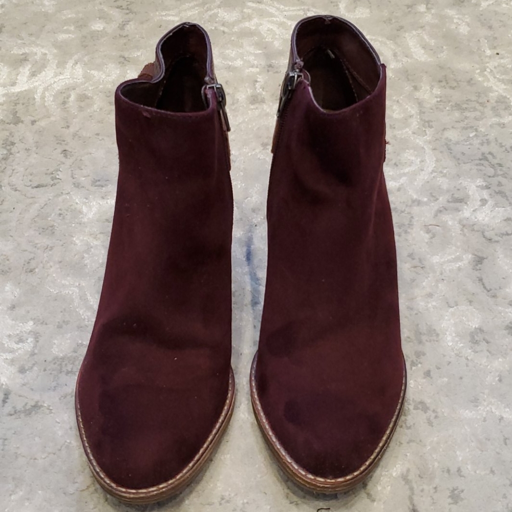 EUC DV8 Dolce Vita maroon booties size 7